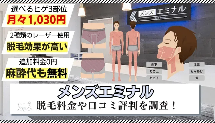 エミナルクリニックメンズの口コミ評判・料金を調査！コース終了後の価格や4つのおすすめ理由を解説